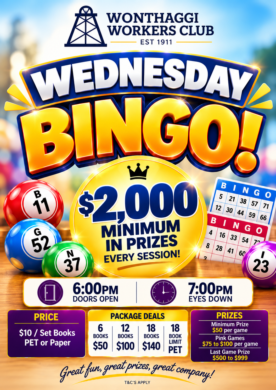 Wednesday Bingo